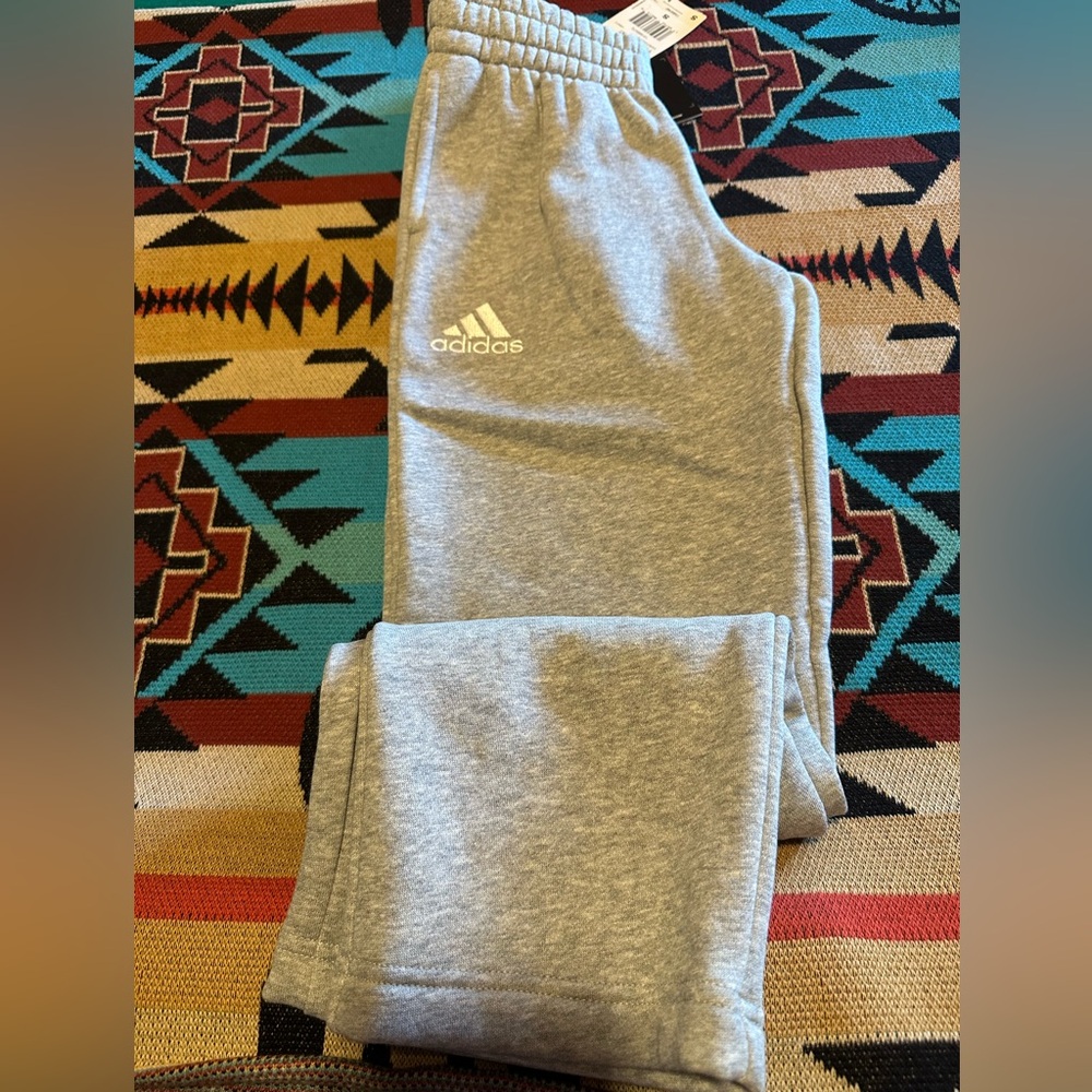 Adidas Kids Light Gray Sweatpants